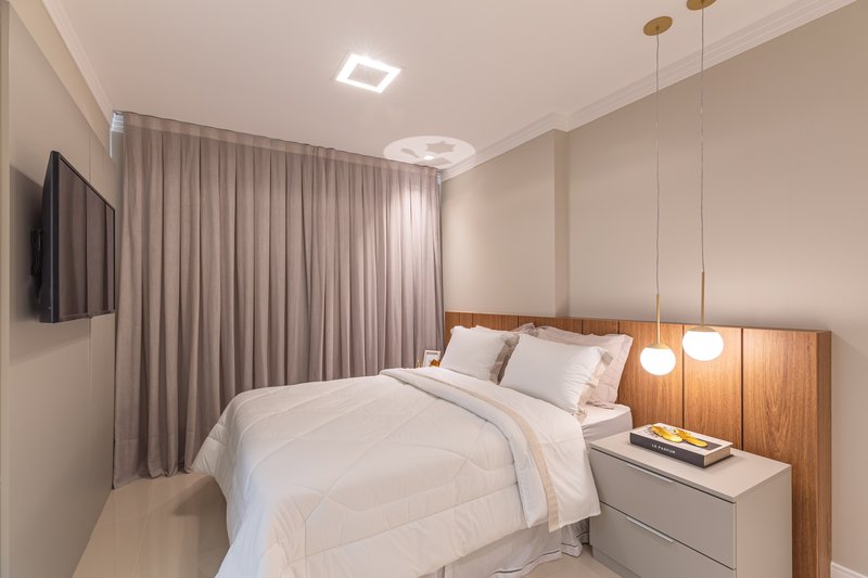 Apartamento completo com lazer, conforto e segurança em empreendimento de alto padrão Rua 294 Itapema - 