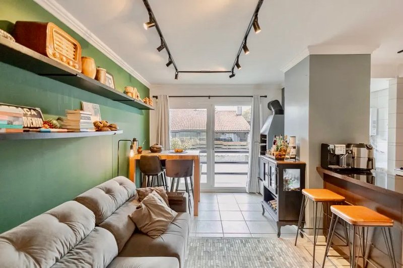 R$ 590.000 - CHARMOSO APARTAMENTO - 52M2 - 1 DORM - SACADA - 1 VAGA Rua Carlos Trein Filho Porto Alegre - 