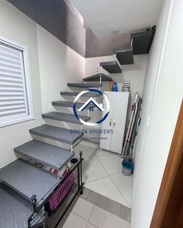 Excelente sobrado de 135m² no Bairro Campestre em Santo André  Santo André - 