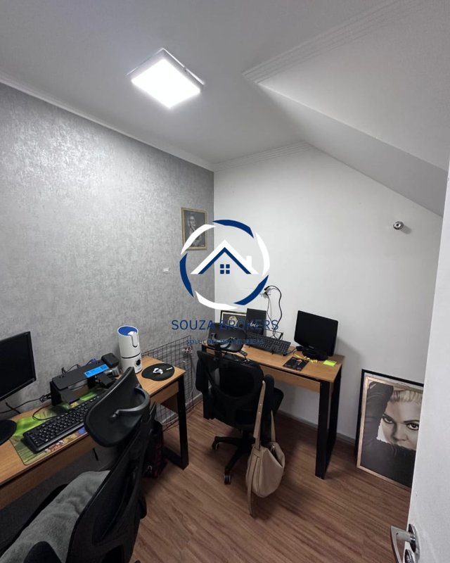 Excelente sobrado de 135m² no Bairro Campestre em Santo André  Santo André - 