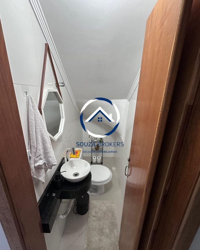 Excelente sobrado de 135m² no Bairro Campestre em Santo André  Santo André - 
