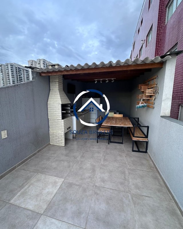 Excelente sobrado de 135m² no Bairro Campestre em Santo André  Santo André - 