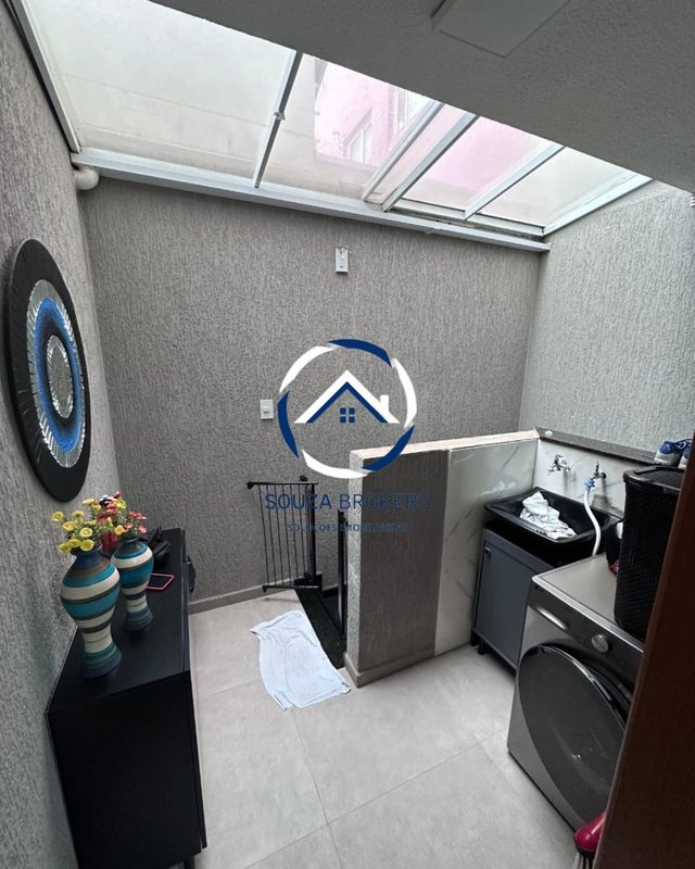 Excelente sobrado de 135m² no Bairro Campestre em Santo André  Santo André - 