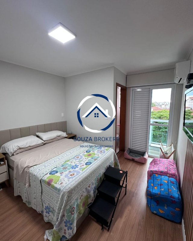 Excelente sobrado de 135m² no Bairro Campestre em Santo André  Santo André - 