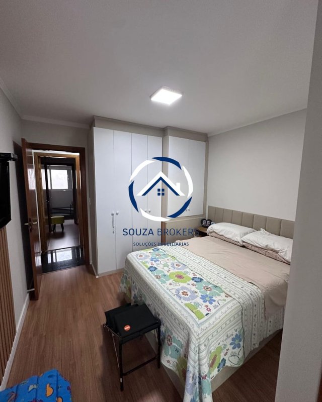 Excelente sobrado de 135m² no Bairro Campestre em Santo André  Santo André - 