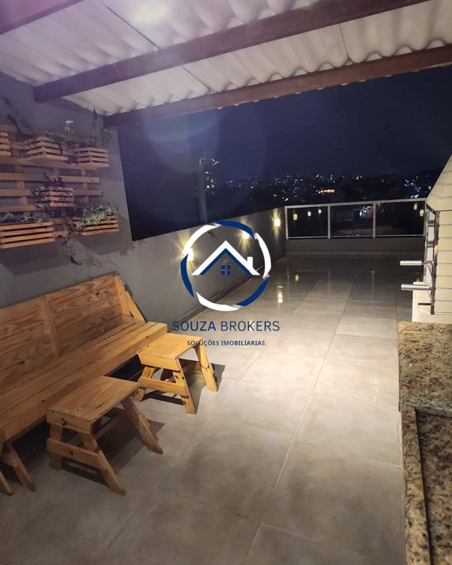 Excelente sobrado de 135m² no Bairro Campestre em Santo André  Santo André - 