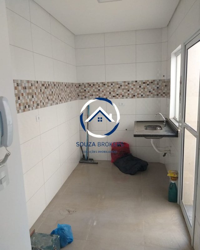 Lindo apartamento de 44m² no Parque Erasmo Assunção em Santo André  Santo André - 