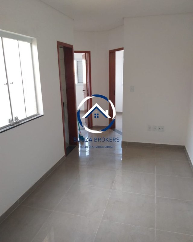 Lindo apartamento de 44m² no Parque Erasmo Assunção em Santo André  Santo André - 