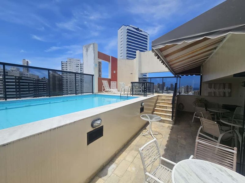 APARTAMENTO COBERTURA 4 QUARTOS SUÍTE VARANDA LAVABO PISCINA 4 GARAGENS À VENDA NA GRAÇA! Rua Santa Rita de Cássia Salvador - 