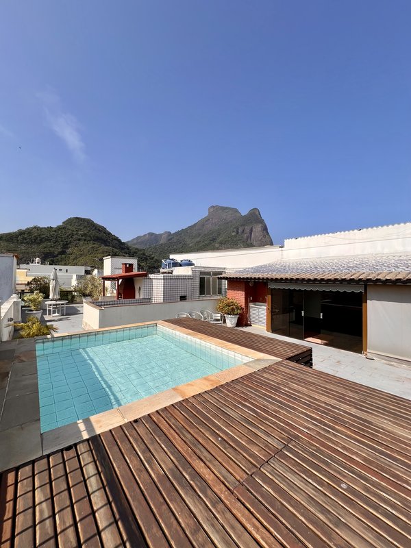Cobertura duplex com vista para Pedra da Gávea  Rio de Janeiro - 