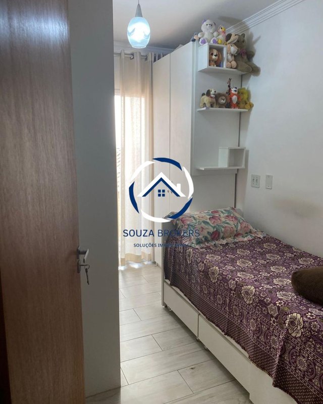 Lindo apartamento de 56m² no Parque Oratório em Santo André  Santo André - 