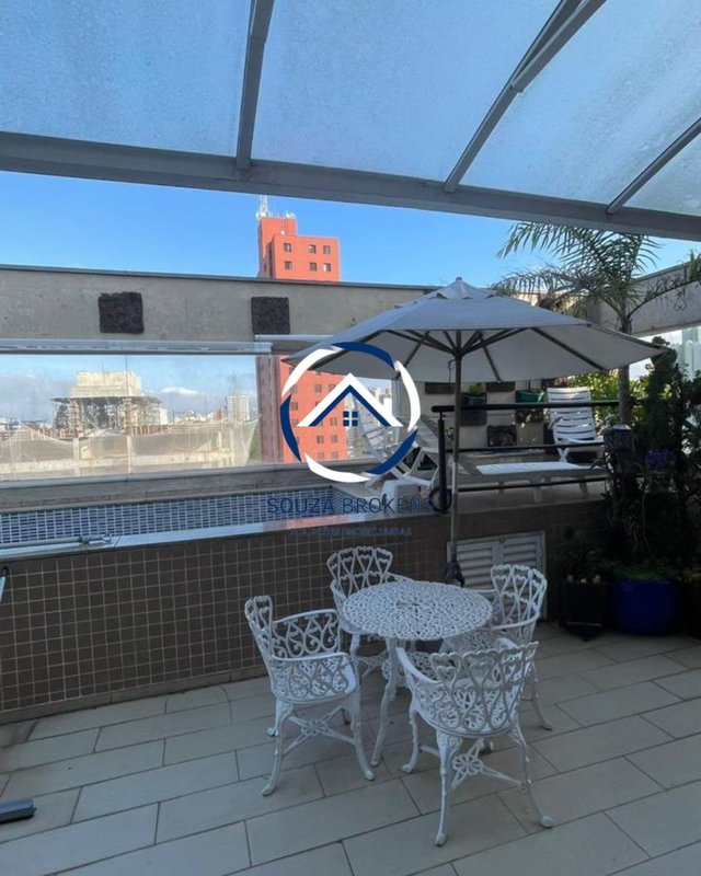 Excelente cobertura duplex de 467m² no Bairro Jardim em Santo André  Santo André - 