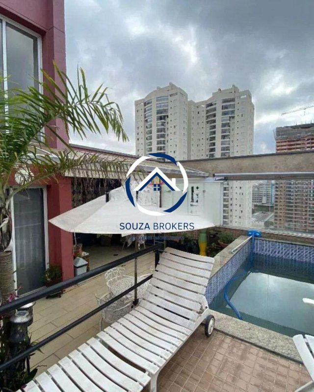 Excelente cobertura duplex de 467m² no Bairro Jardim em Santo André  Santo André - 