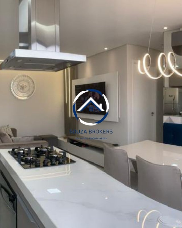 Lindo apartamento de 50m² no Parque das Nações em Santo André  Santo André - 