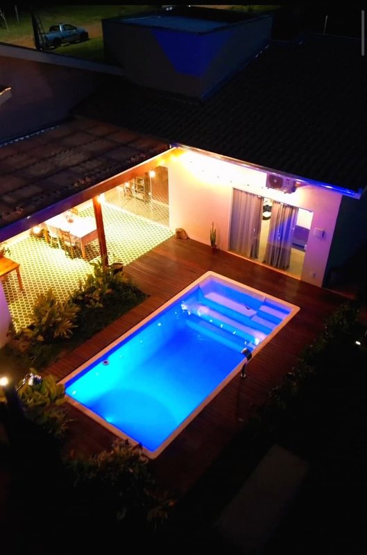 Casa com Piscina no Thermas Rua 203 Águas de Santa Bárbara - 