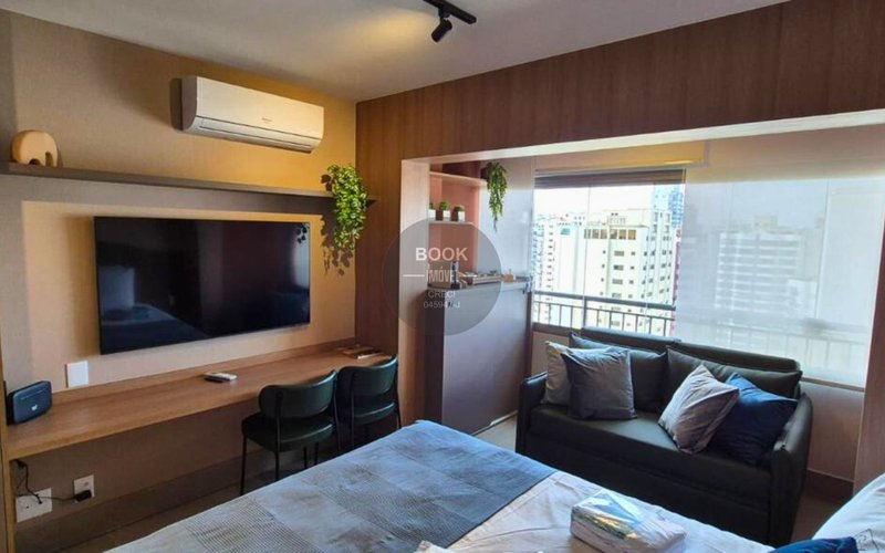 Studio Exclusivo no Grand Vitrali End Av Jamaris São Paulo - 
