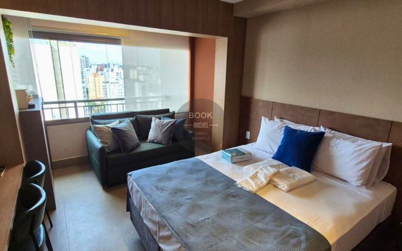 Studio Exclusivo no Grand Vitrali End Av Jamaris São Paulo - 