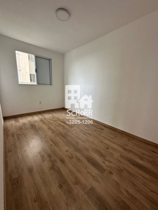 Apartamento com varanda e cozinha planejada para locação – Condomínio Vila dos Flamingos Rua Benedito Faustino da Rosa Tatuí - 