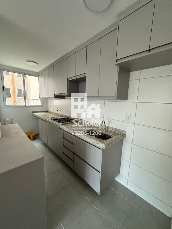 Apartamento com varanda e cozinha planejada para locação – Condomínio Vila dos Flamingos Rua Benedito Faustino da Rosa Tatuí - 