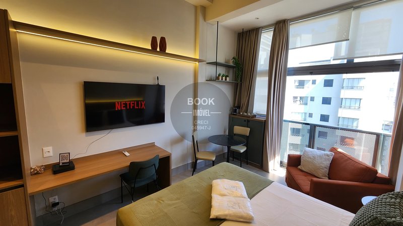 Studio Exclusivo com Vista para o Parque Ibirapuera End Alameda dos Arapanes São Paulo - 