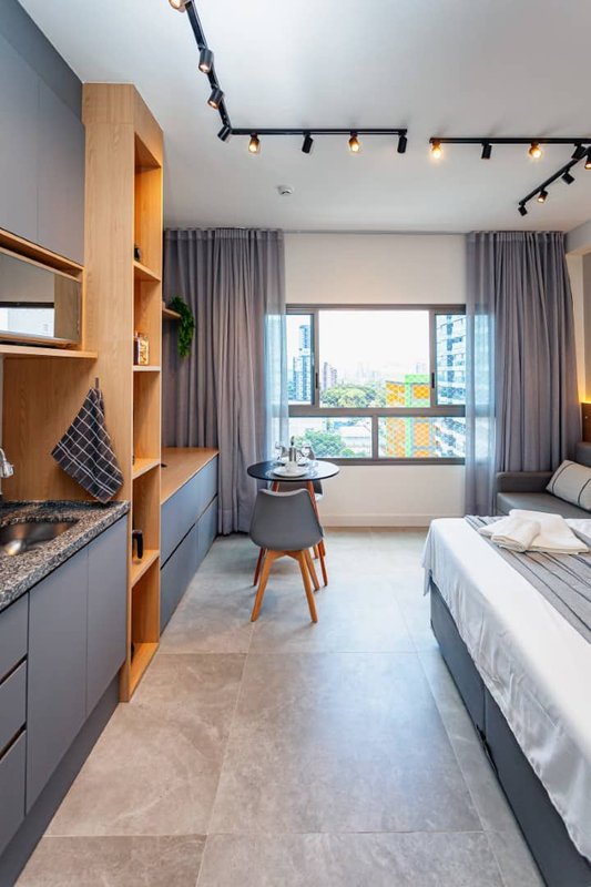 Apartamento 1 dormitório - Condomínio Highlights Campo Belo  São Paulo - 