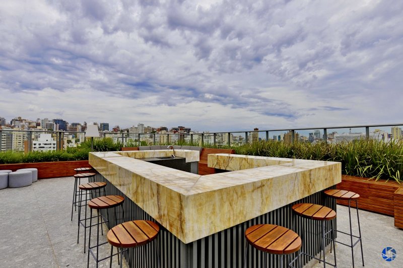 R$ 569.000 - GO 24 - &Oacute;TIMO STUDIO - SEMIMOBILIADO - DECORADO - EQUIPADO - 24M2 Rua Vinte e Quatro de Outubro Porto Alegre - 