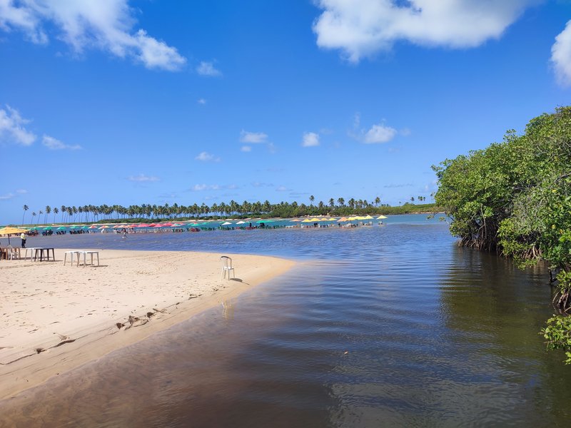 Apartamento de 2/4 -Barra de Jacuípe - condominio Com Acesso direto ao Rio rua direta de jacuipe Camaçari - 