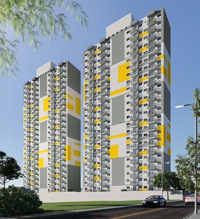 Apartamento GO Bosque Maia - Fase 1 38m² 2D Antonieta Guarulhos - 