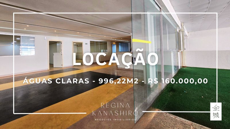 Prepare sua empresa para 2026: ponto comercial 1.000 m² em Águas Claras  Brasília - 