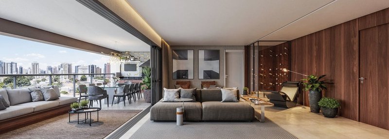 Apartamento Haute Ibirapuera 4 suítes 181m² Coronel Lisboa São Paulo - 
