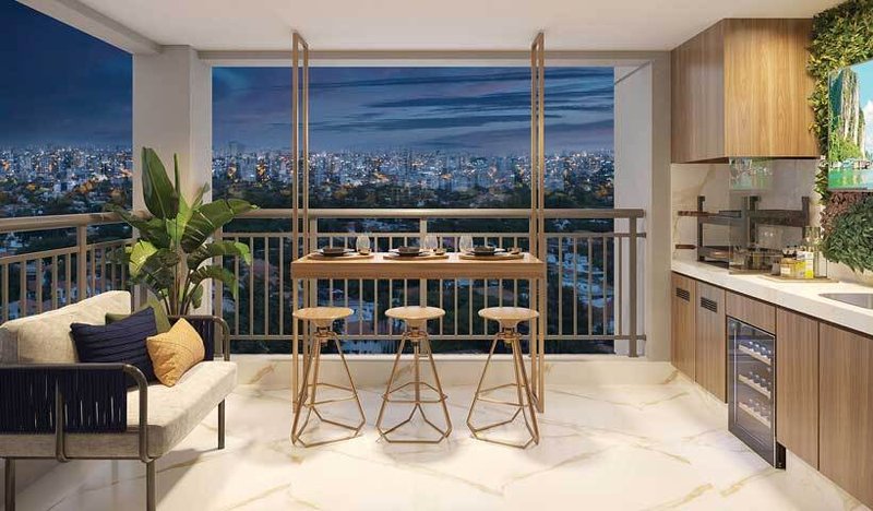Apartamento Unique Green Tourmaline - Fase 2 88m² 3D Ocrísia São Paulo - 