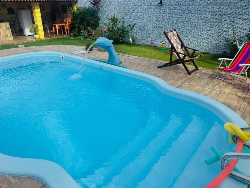 CASA 4 QUARTOS VARANDA ÁREA VERDE PISCINA GARAGEM 5 CARROS À VENDA EM JAUÁ! Alameda Via Parque Camaçari - 