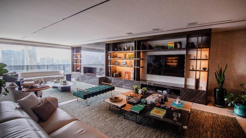 APARTAMENTO DE ALTO PADR&Atilde;O COM ASSINATURA DE SOFISTICA&Ccedil;&Atilde;O Avenida Duquesa de Goiás São Paulo - 