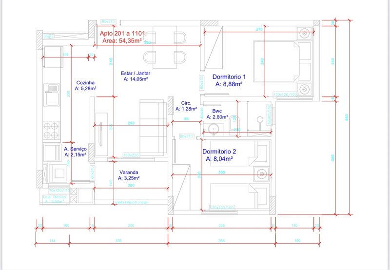 Apartamento  Blumenau - 
