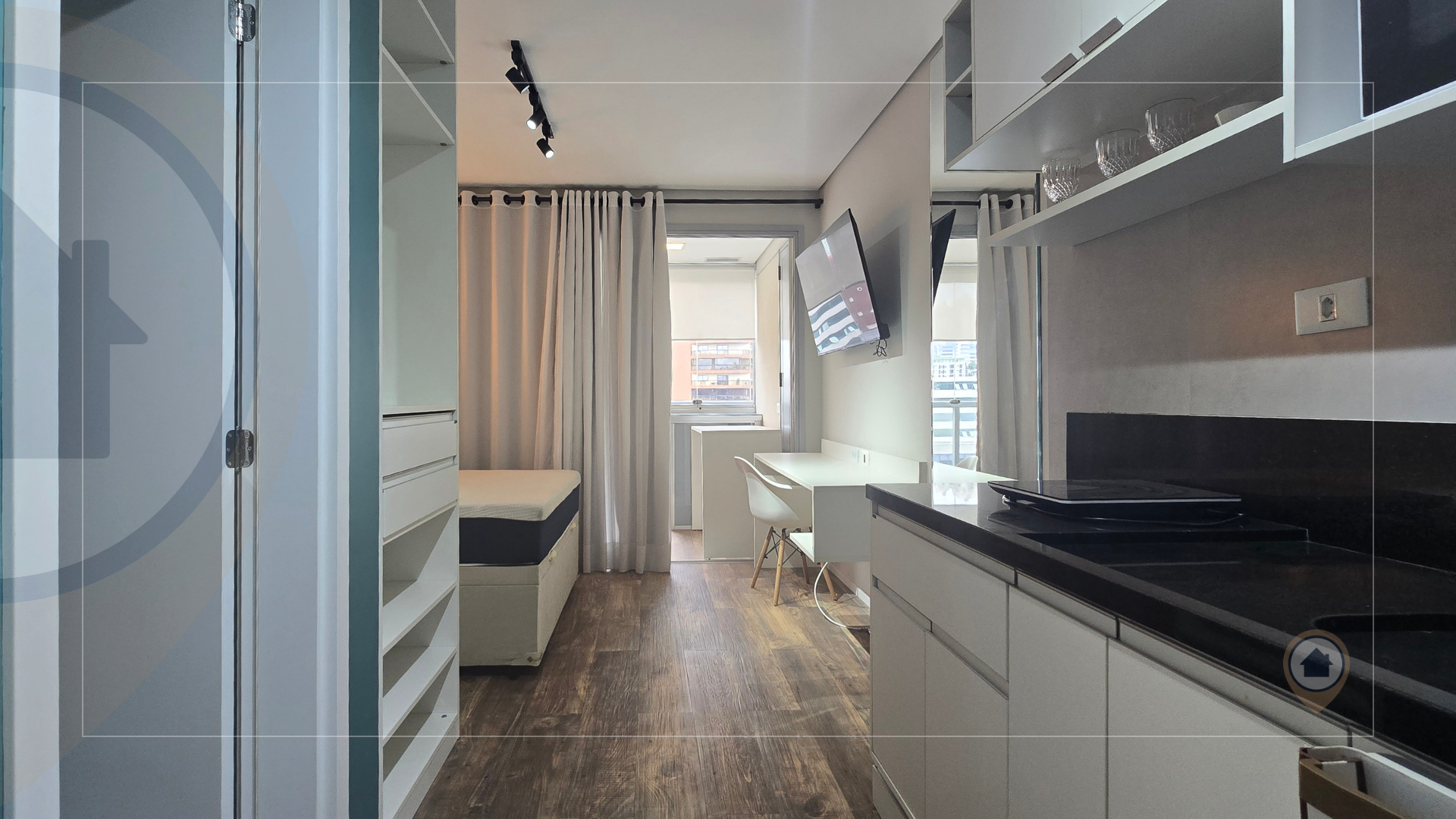 STUDIO MOBILIADO PARA ALUGAR COM 29 M&sup2; | LAZER COMPLETO | CENTRO DE GUARULHOS! Av. Paulo Faccini Guarulhos - 