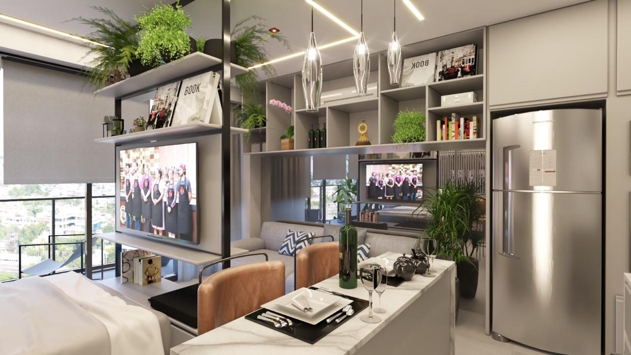 Studio de Luxo na Faria Lima | 46m&sup2; | R$ 1,8M Rua Chilon São Paulo - 