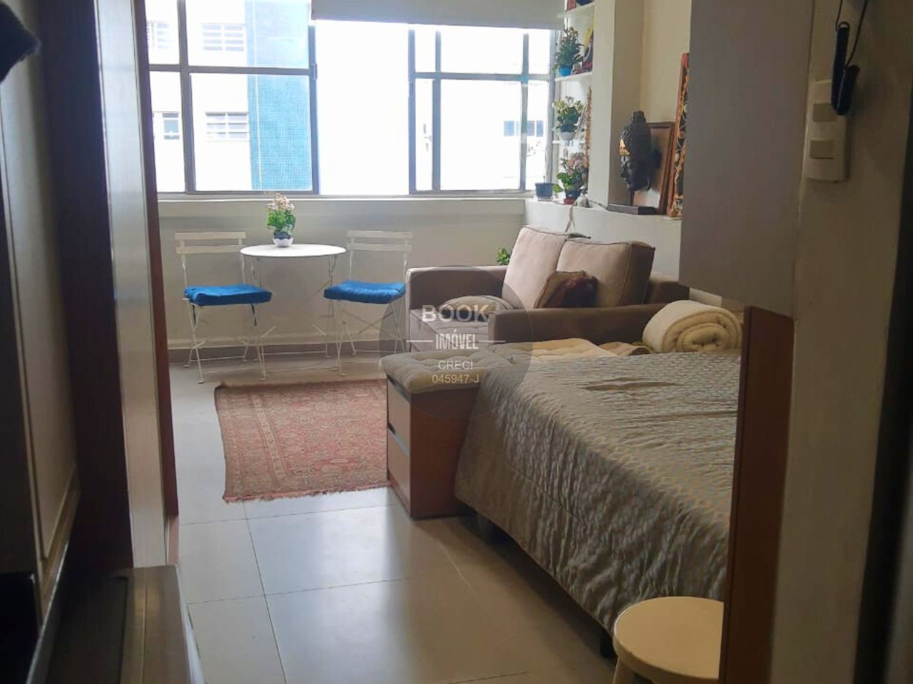 Apartamento na quadra da praia do boqueir&atilde;o Rua da paz Santos - 