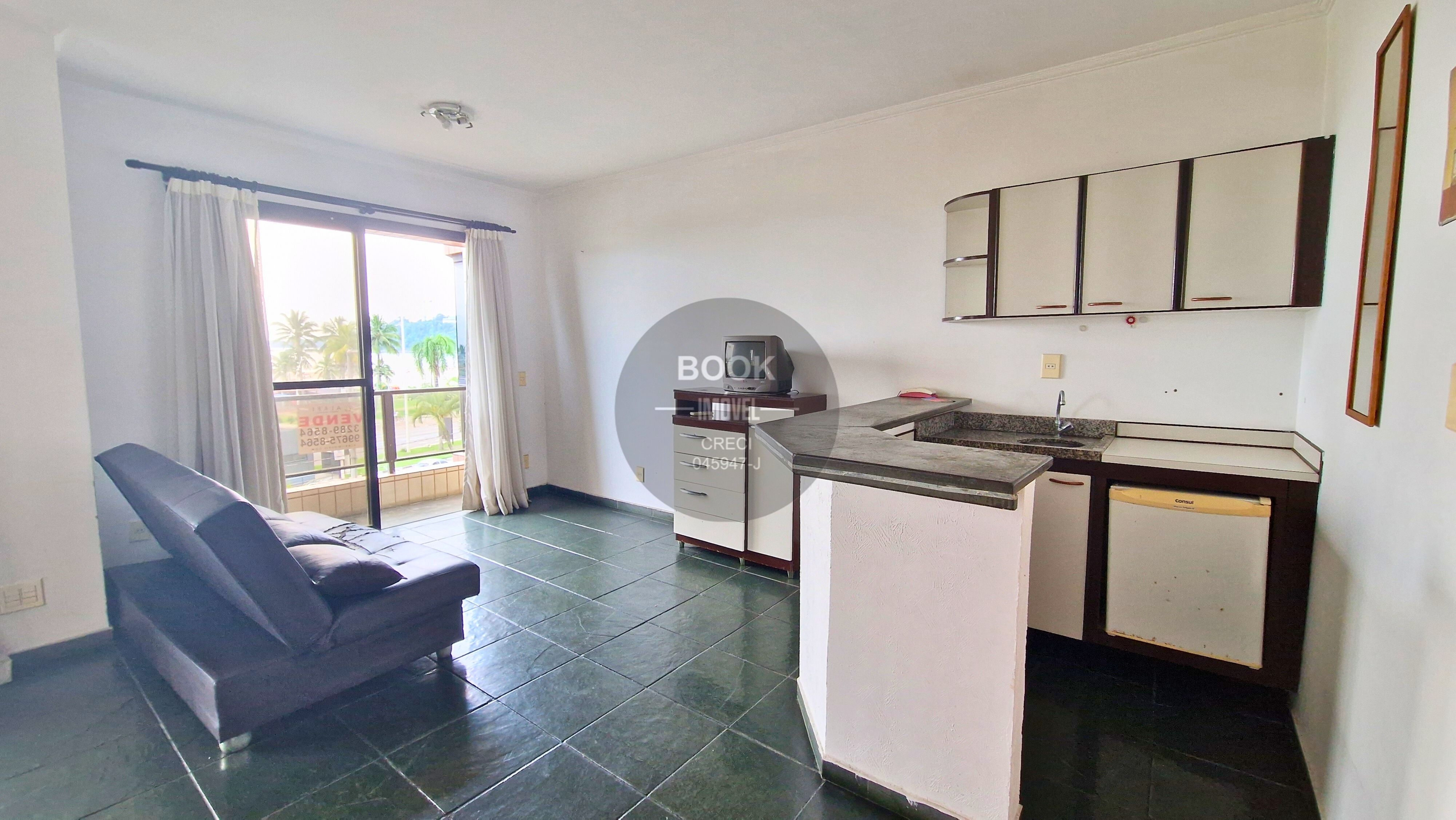 Seu Flat Frente Mar no Itarar&eacute; Rua da Constituição São Vicente - 