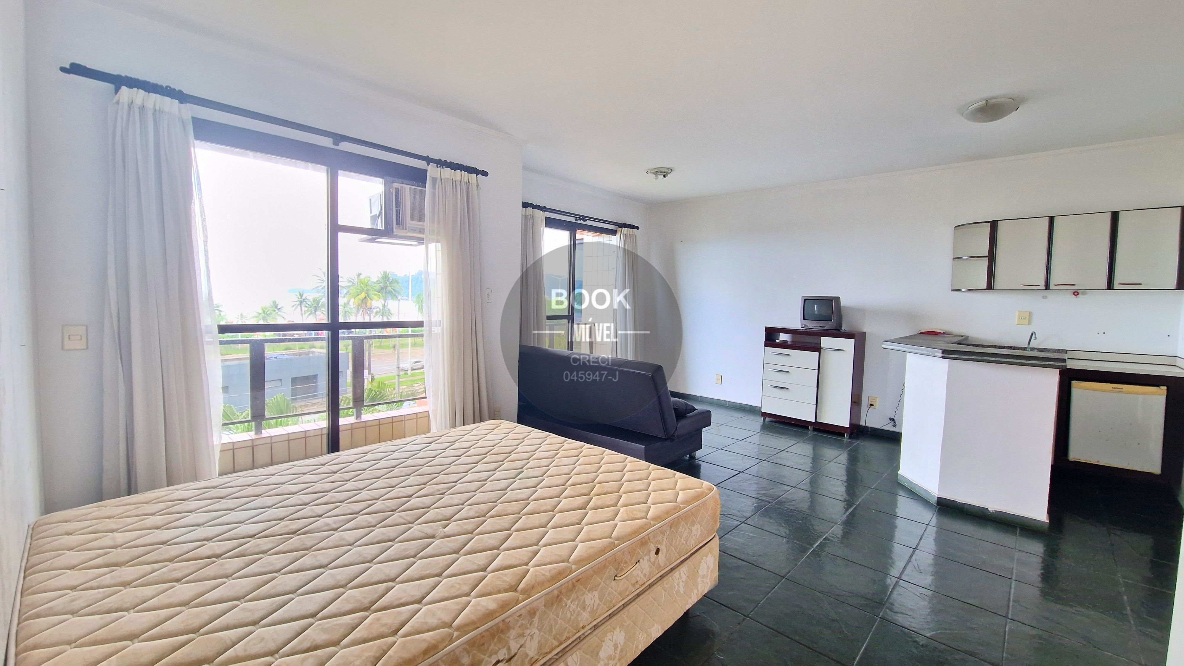 Seu Flat Frente Mar no Itarar&eacute; Rua da Constituição São Vicente - 