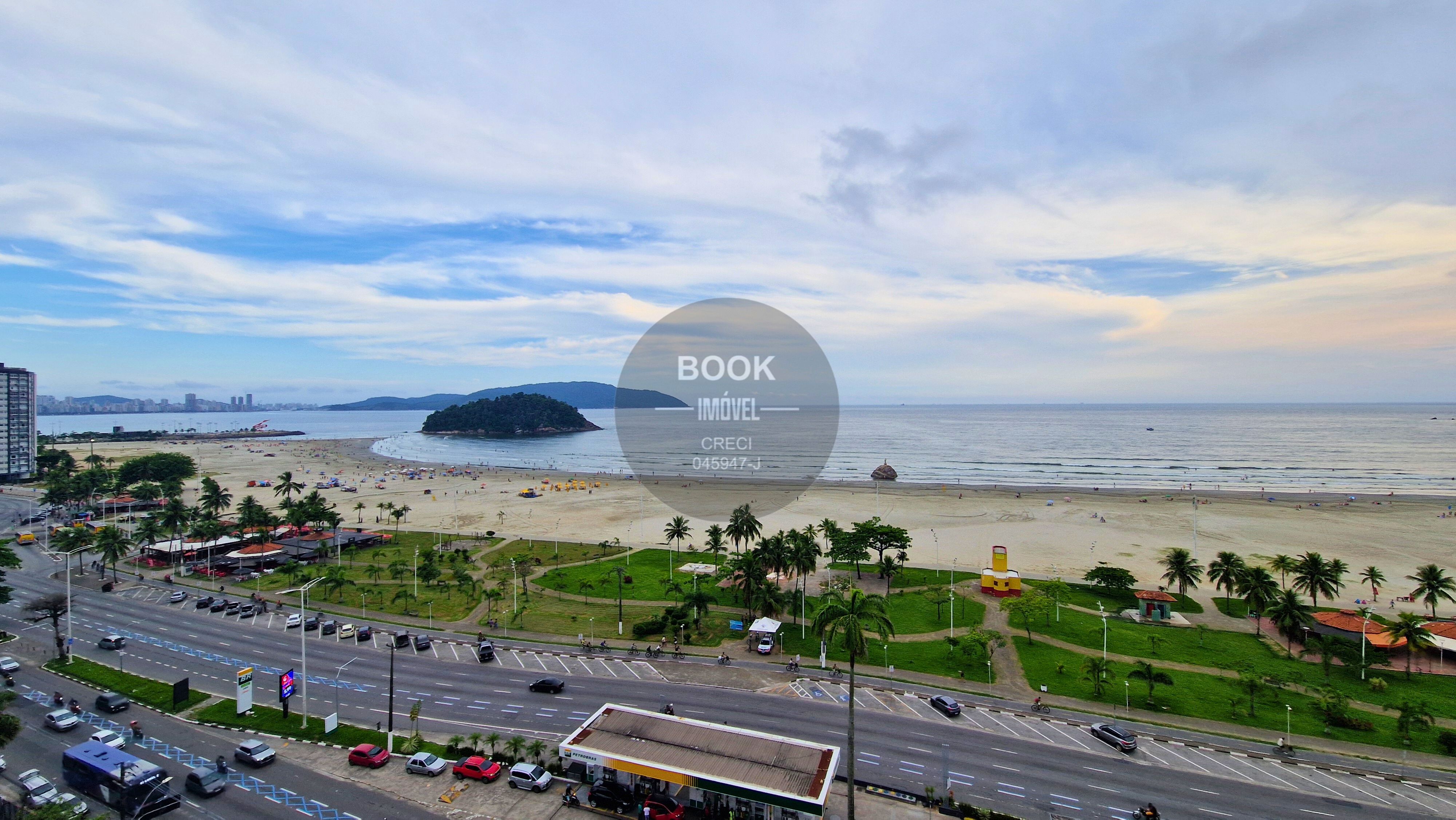 Seu Flat Frente Mar no Itarar&eacute; Rua da Constituição São Vicente - 