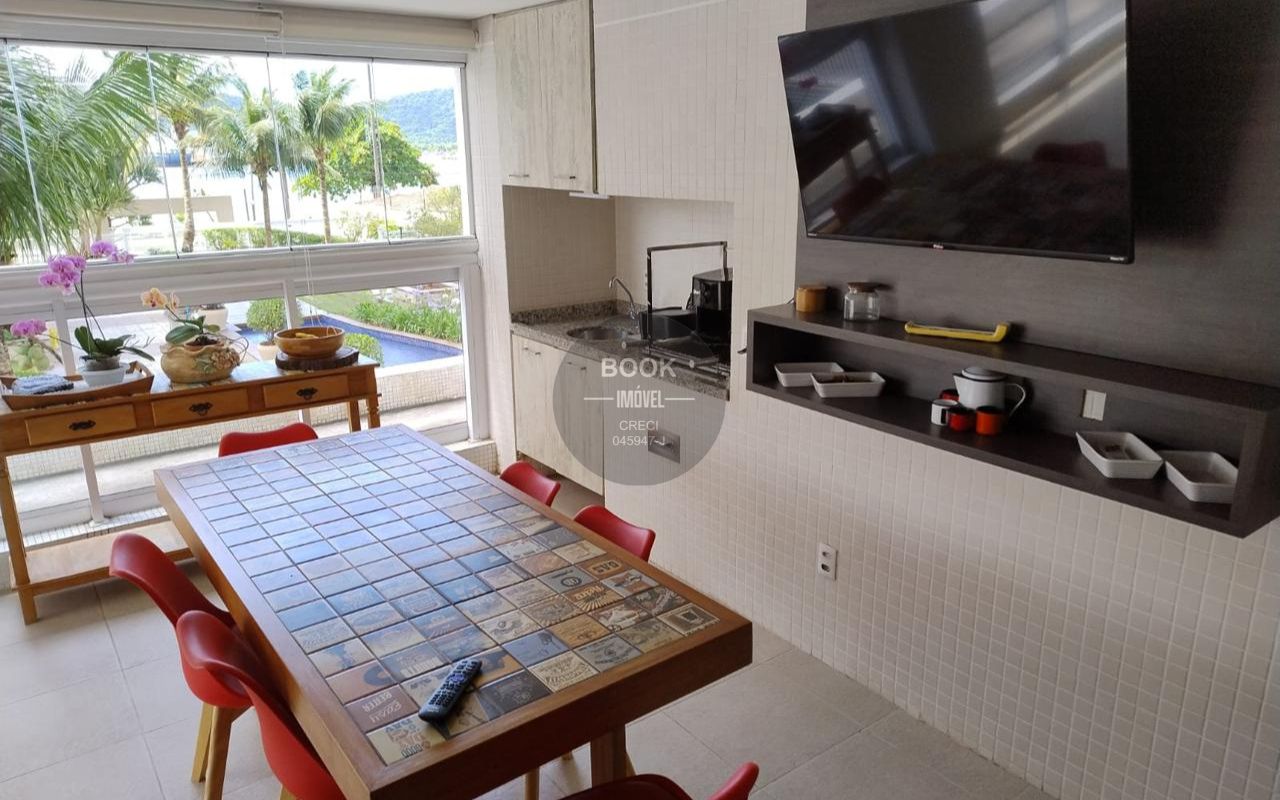 Apartamento com 3 quartos na ponta da praia! Av. Rei Pelé Santos - 