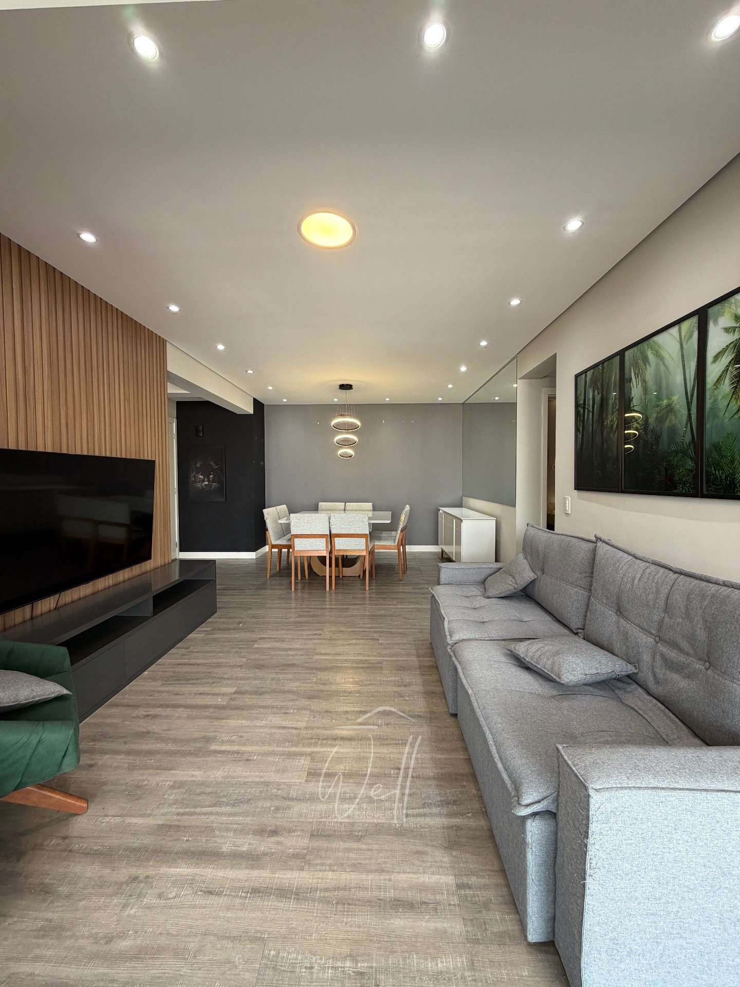 Apartamento mobiliado no Cond. Le Monde 115m2 - 03 su&iacute;tes - 02 vagas  Santo André - 