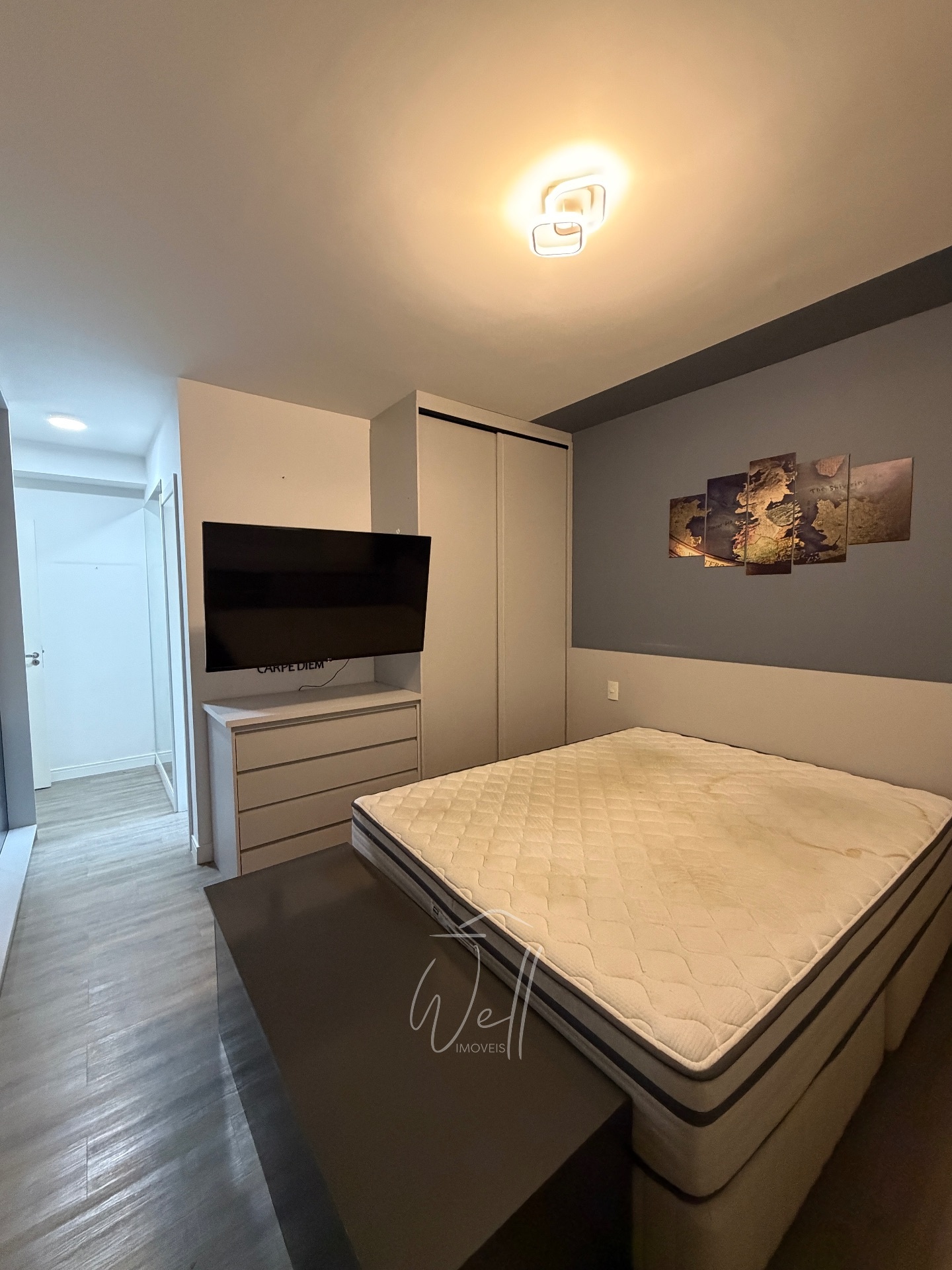 Apartamento mobiliado no Cond. Le Monde 115m2 - 03 su&iacute;tes - 02 vagas  Santo André - 