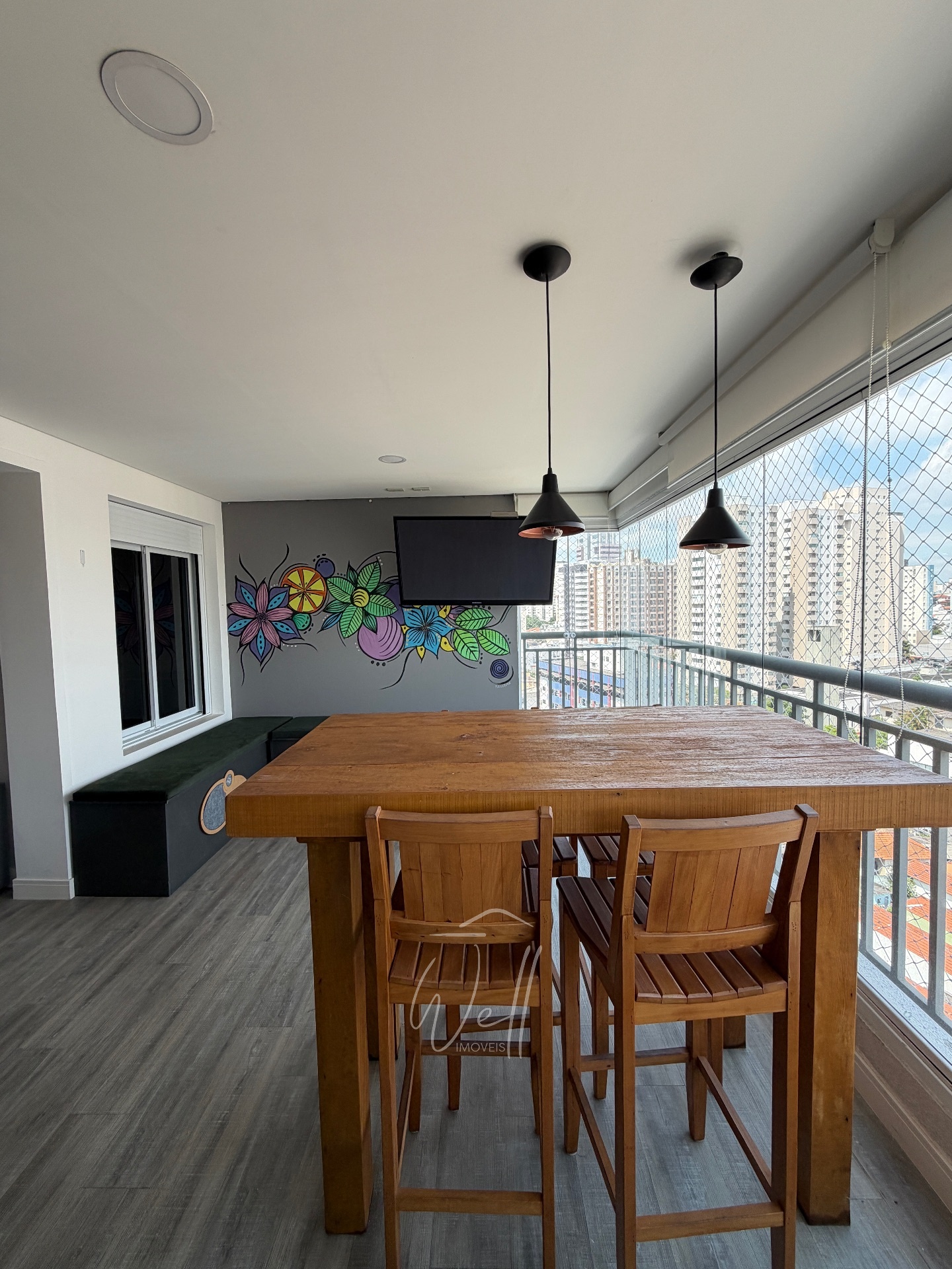 Apartamento mobiliado no Cond. Le Monde 115m2 - 03 su&iacute;tes - 02 vagas  Santo André - 