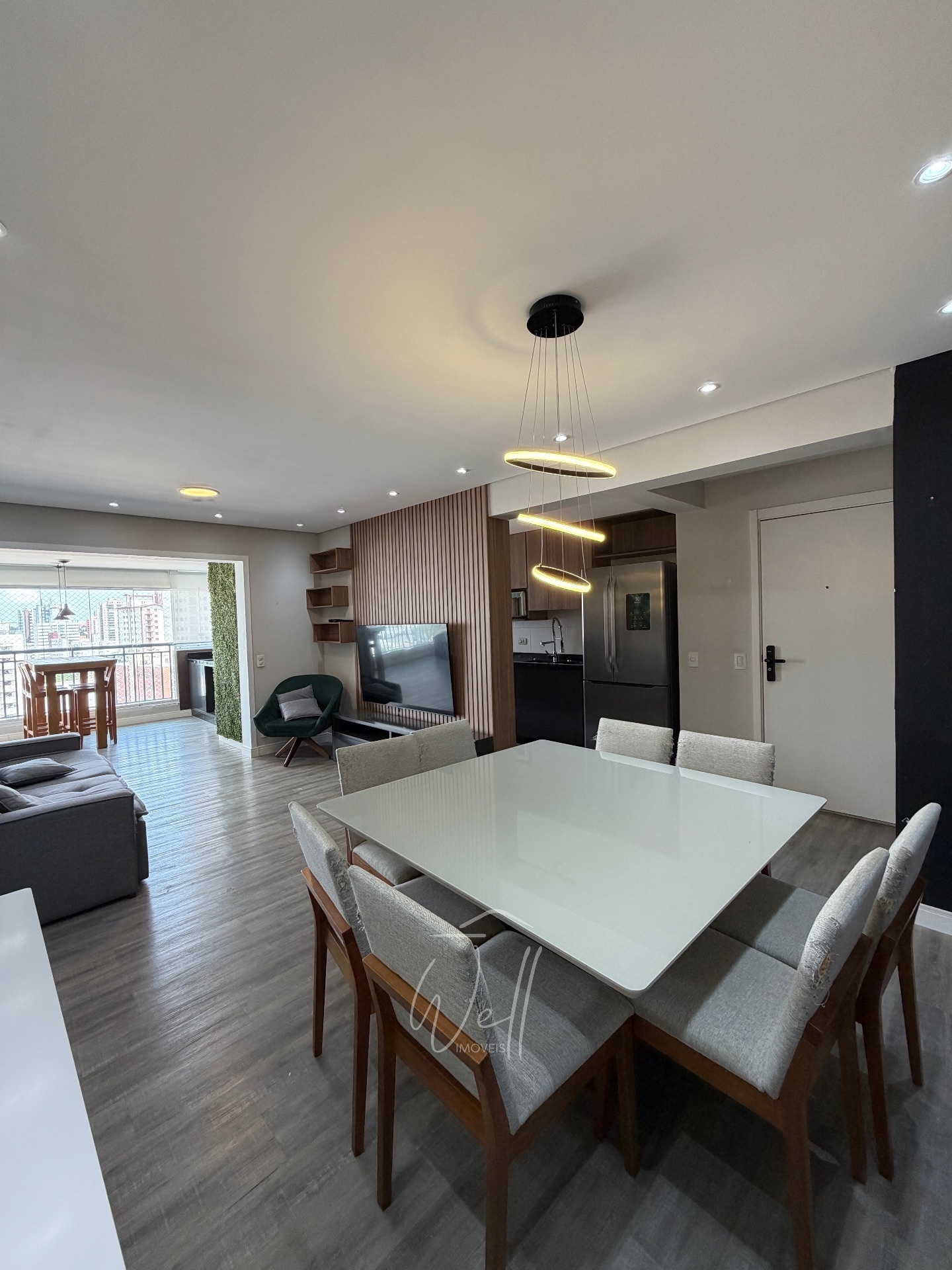 Apartamento mobiliado no Cond. Le Monde 115m2 - 03 su&iacute;tes - 02 vagas  Santo André - 