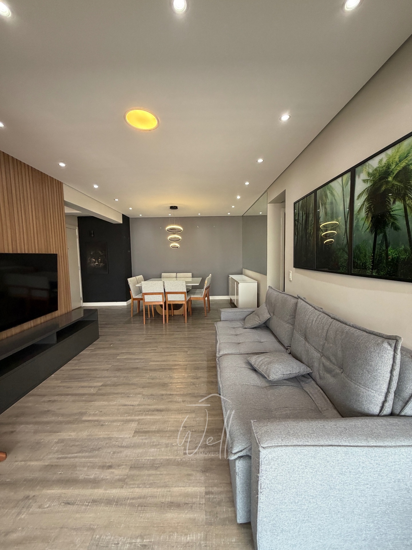 Apartamento mobiliado no Cond. Le Monde 115m2 - 03 su&iacute;tes - 02 vagas  Santo André - 