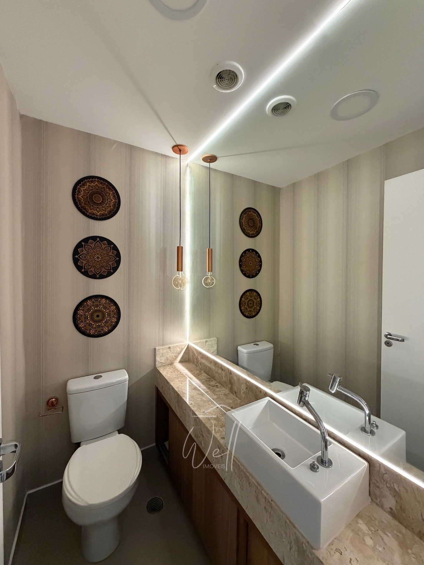 Apartamento mobiliado no Cond. Le Monde 115m2 - 03 su&iacute;tes - 02 vagas  Santo André - 