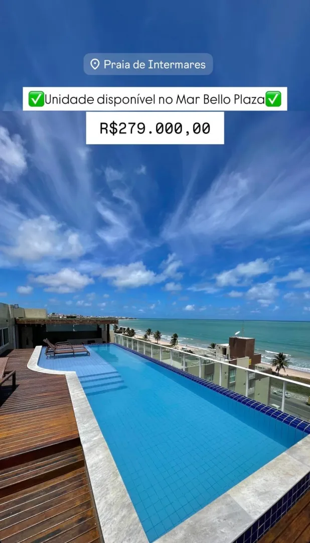 Flat para venda, pronto a rentabilizar, na praia de intermares