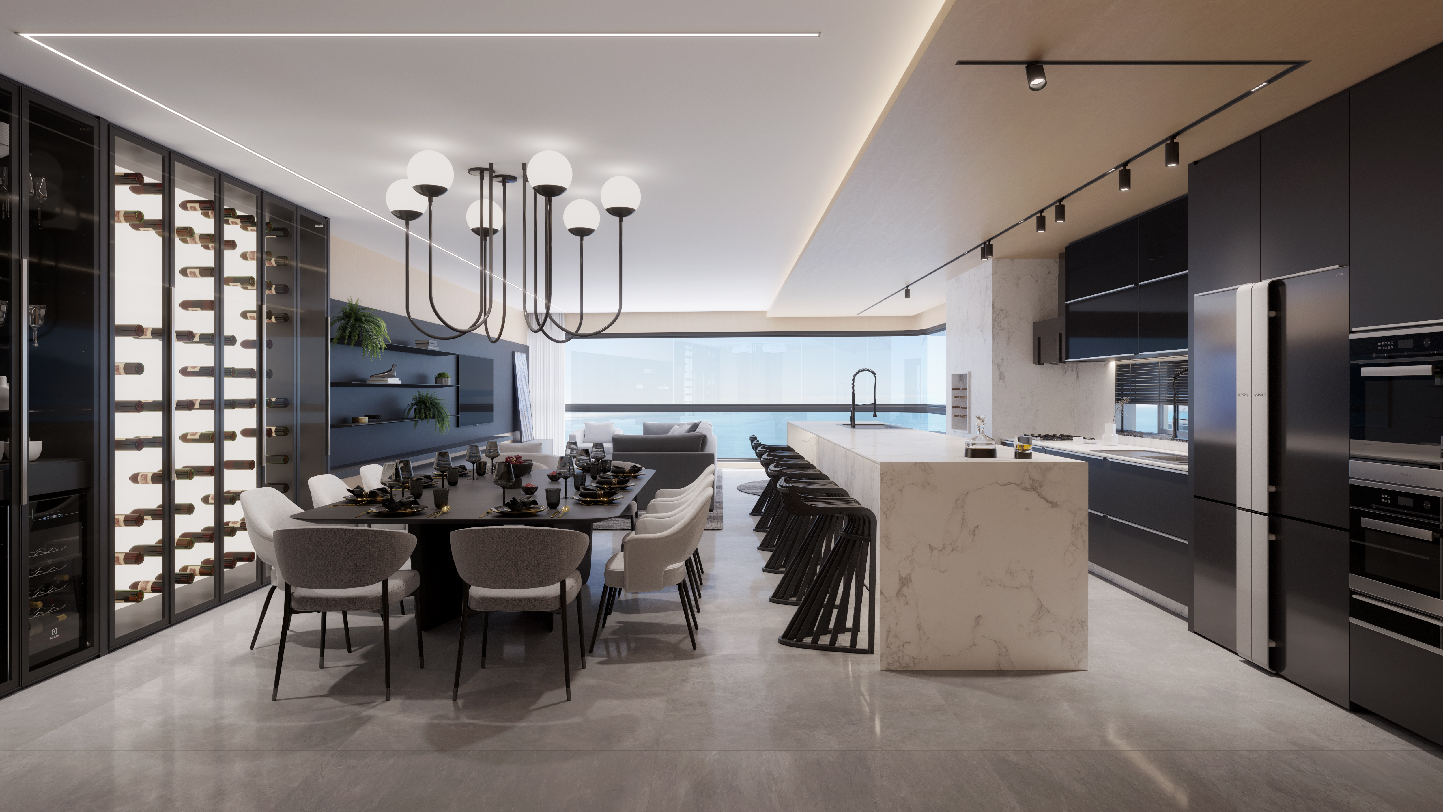 Apartamento com Vista Panor&acirc;mica, Lazer Completo e Espa&ccedil;o Gourmet com Churrasqueira Rua 243 e 245 Itapema - 