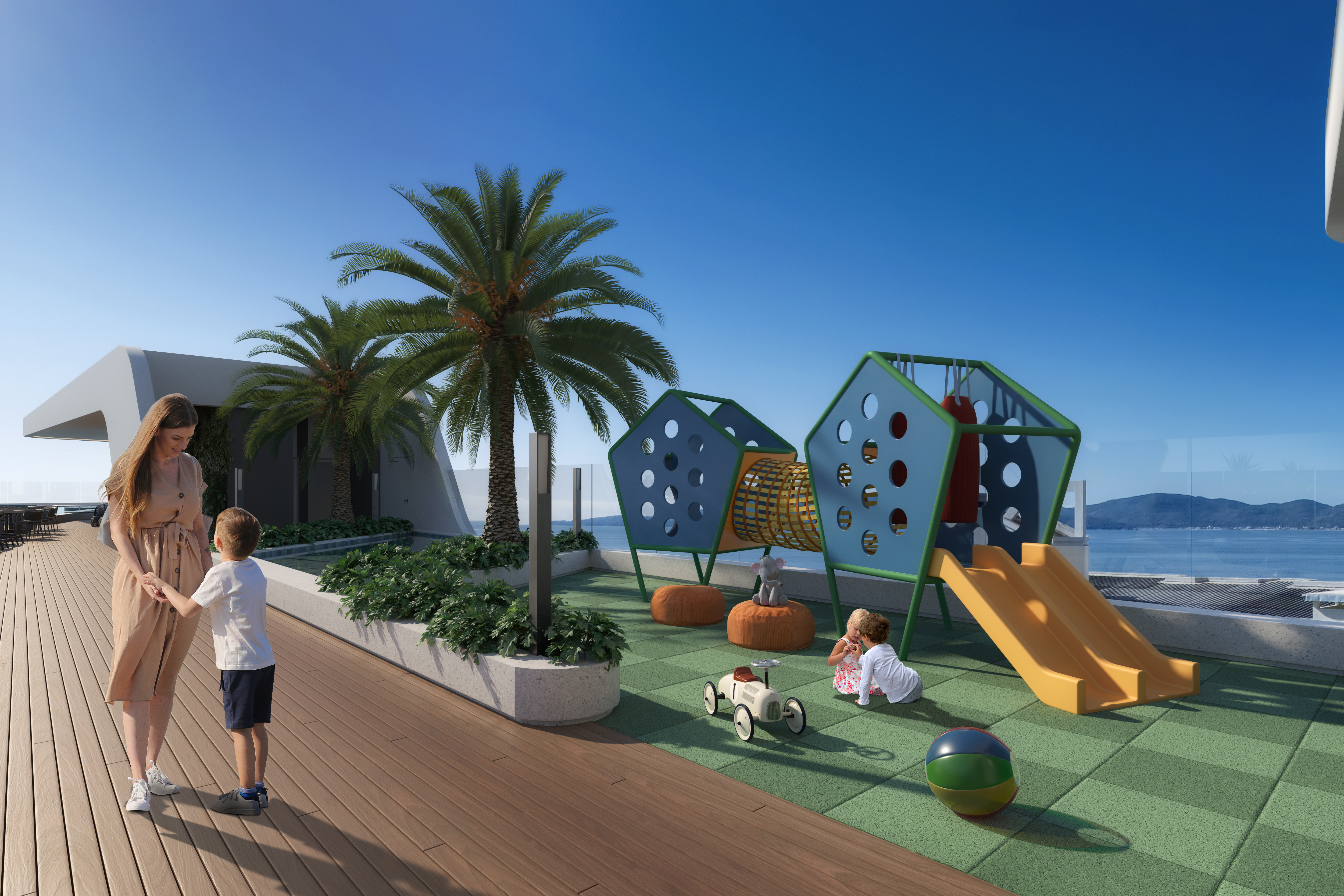 Apartamento com Vista Panor&acirc;mica, Lazer Completo e Espa&ccedil;o Gourmet com Churrasqueira Rua 243 e 245 Itapema - 